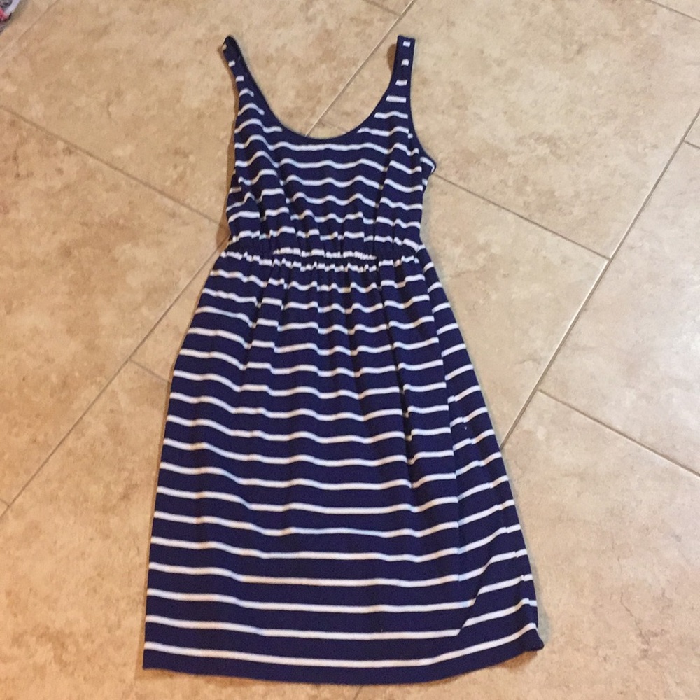Old Navy blue striped dress